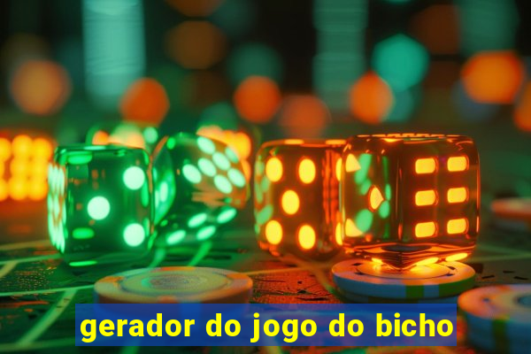 gerador do jogo do bicho